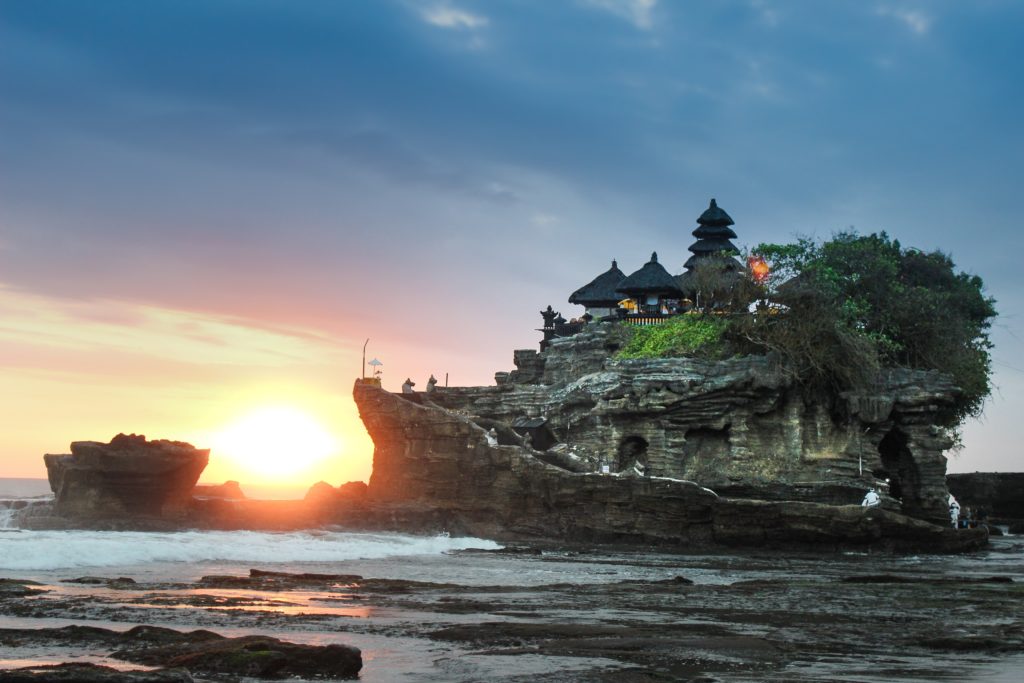 featured in the students fare blog post best destinations for young travelers, this image shows a beautiful island in bali, indonesia