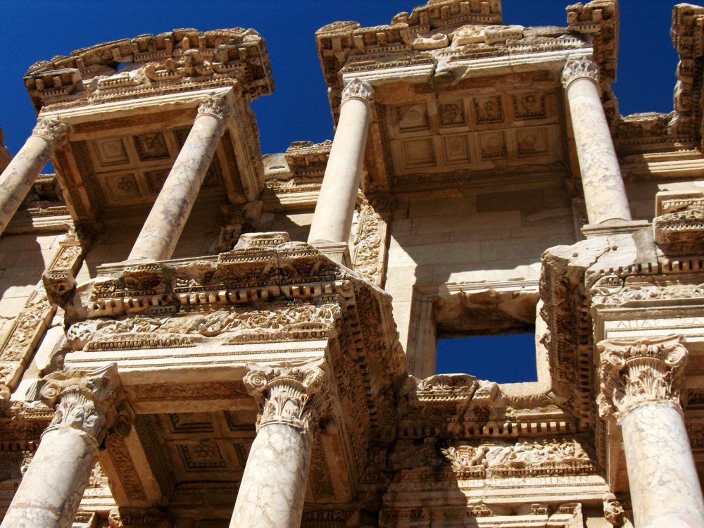 Ancient Studies Turkiye Library Celsus Ephesus Turkey