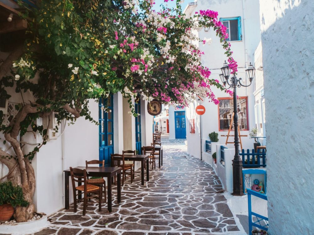 A tour of Plaka and its traditional Greek stone pathways on the island of Milos, Greece.